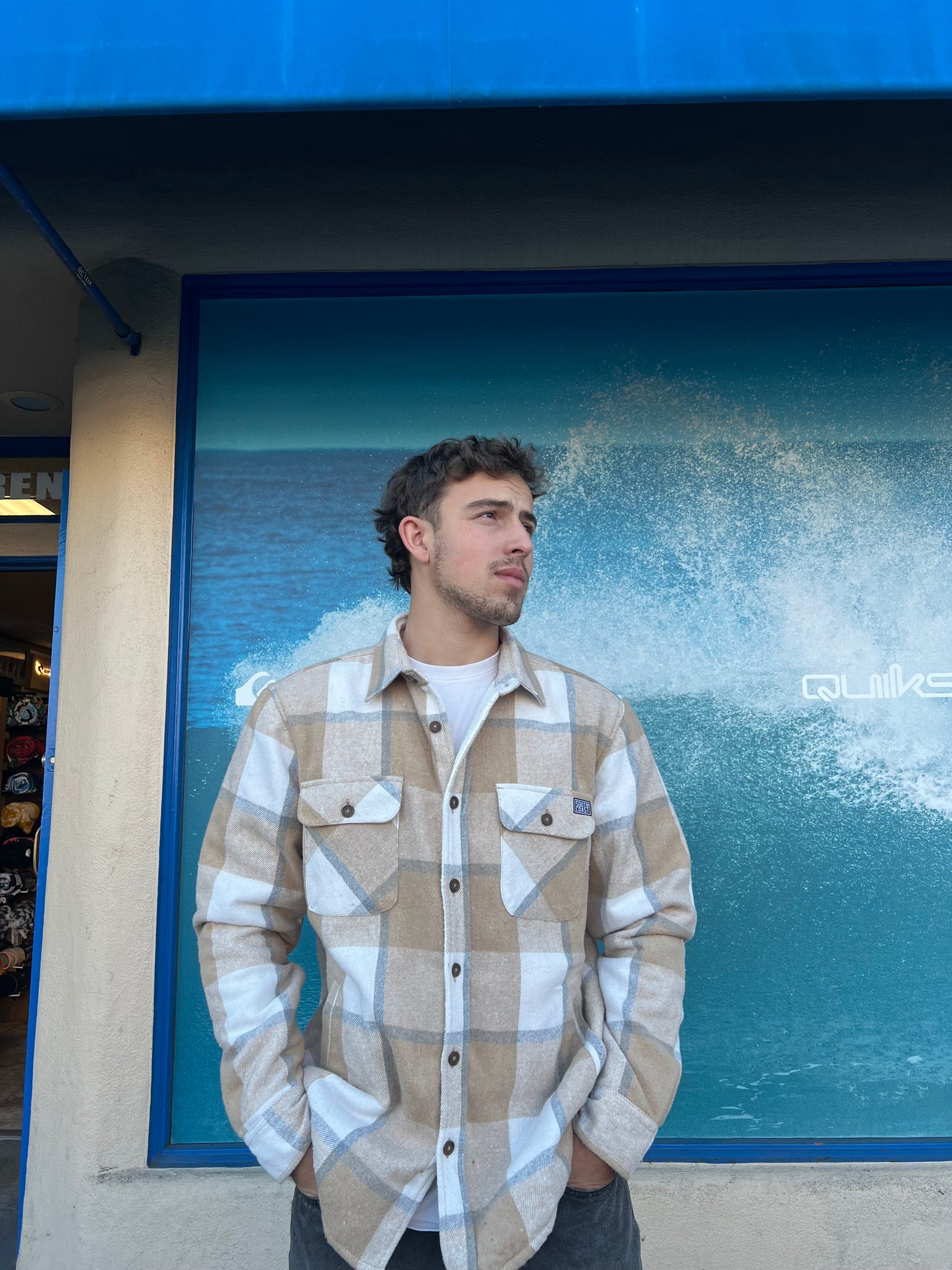 South Coast Sherpa Flannel Tan