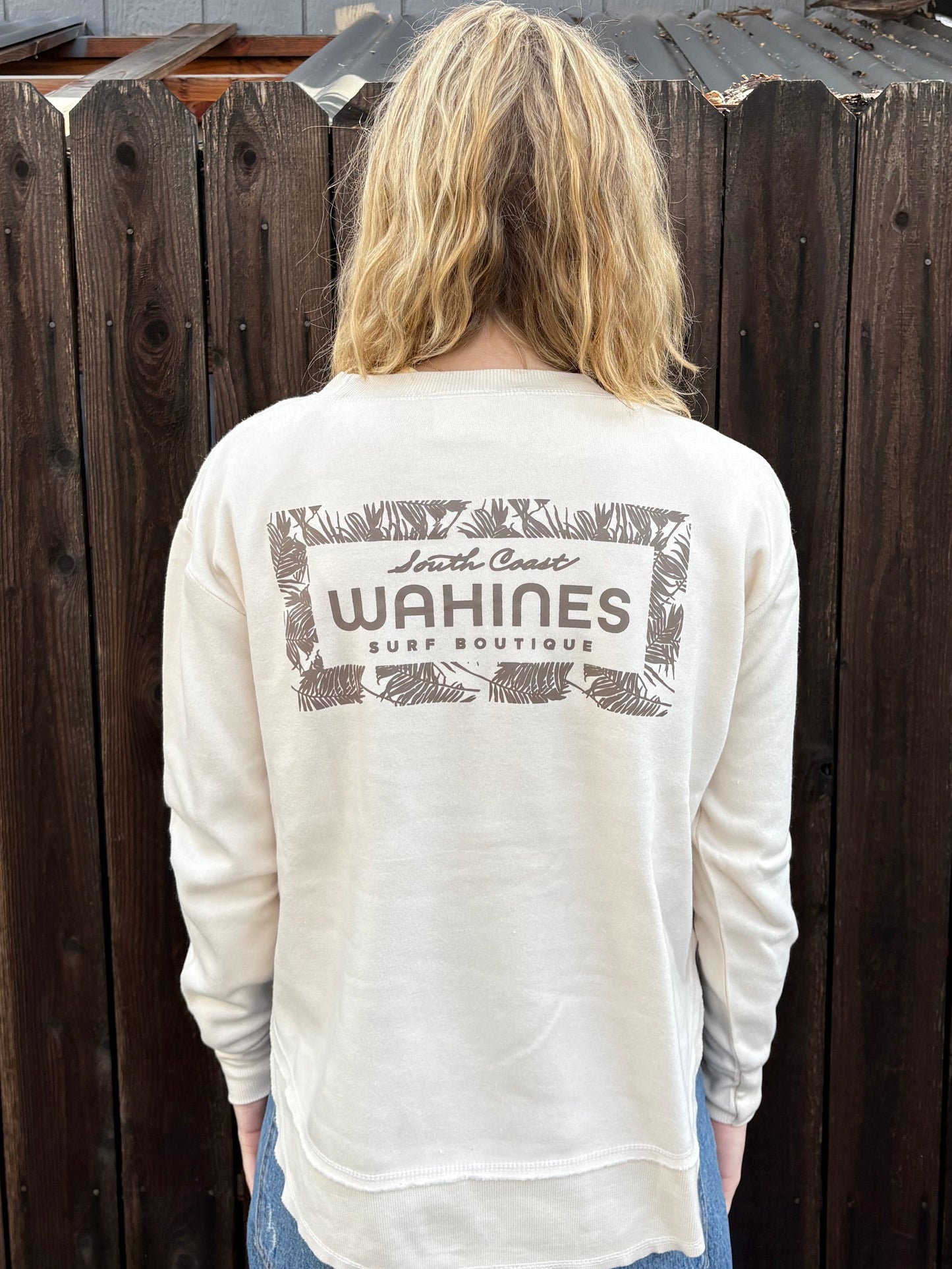 South Coast Ladies Wahines Crew Coconut