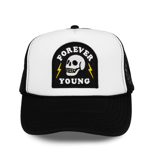 Local Beach Forever Young Hat Black/White