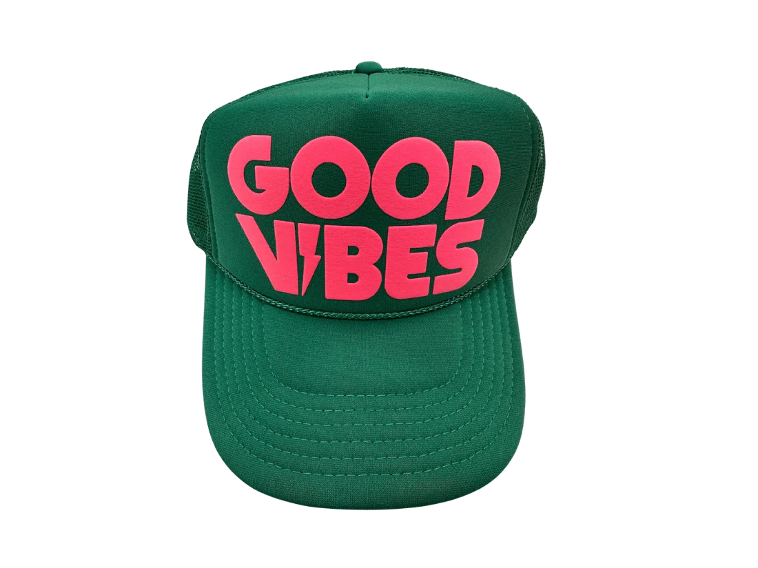 Local Beach Good Vibes Hat Green