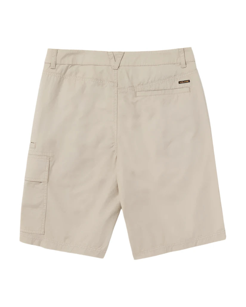 Volcom Men's Grand Fang Cargo Shorts Light Khaki