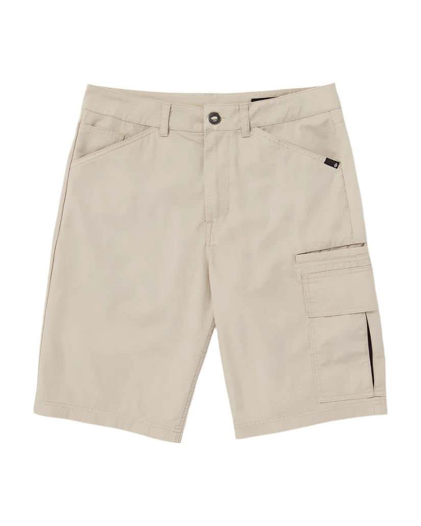 Volcom Men's Grand Fang Cargo Shorts Light Khaki
