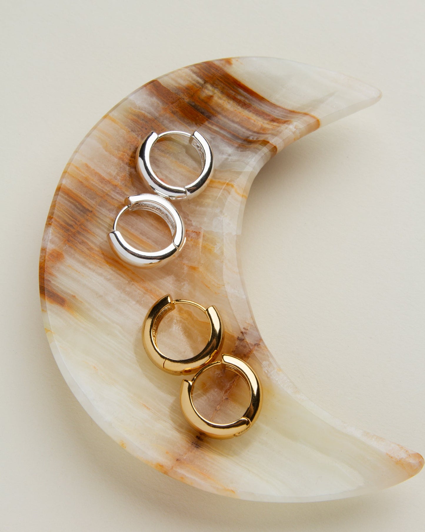 Huggie Hoop Earring Gold