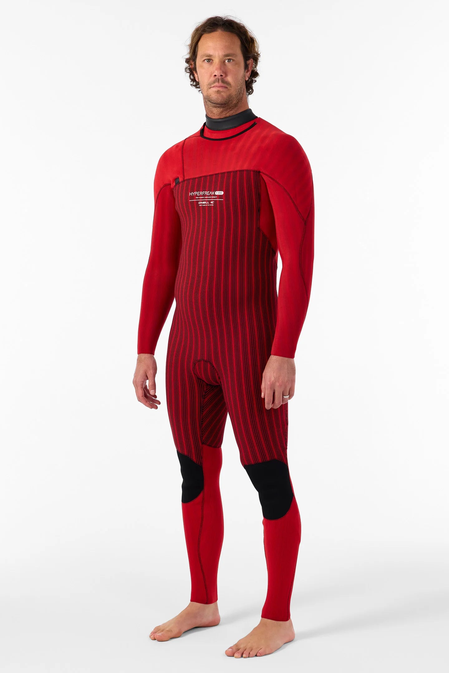 O'Neill Men's Hyperfreak Fire 4/3mm+ Chest Zip Wetsuit