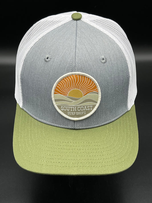 South Coast Adult Killer View Hat Olive-White