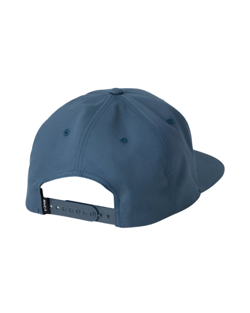 RVCA Island Hex Snapback Hat Duck Blue