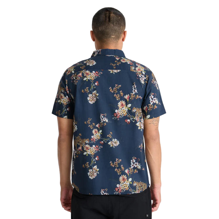 Roark Journey Short Sleeve Button Up Deep Navy