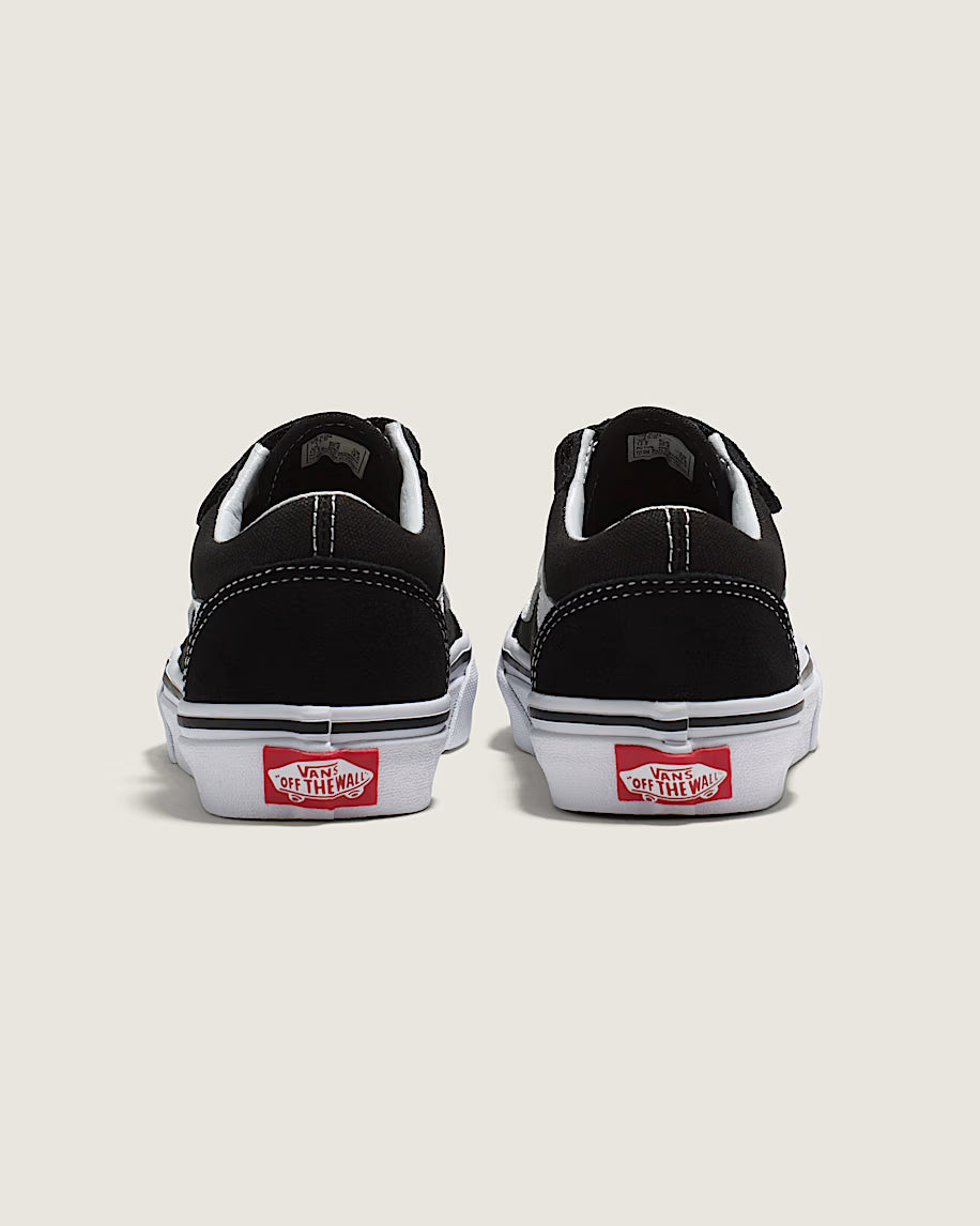 Vans Little Kids Old Skool V Shoe Black / True White