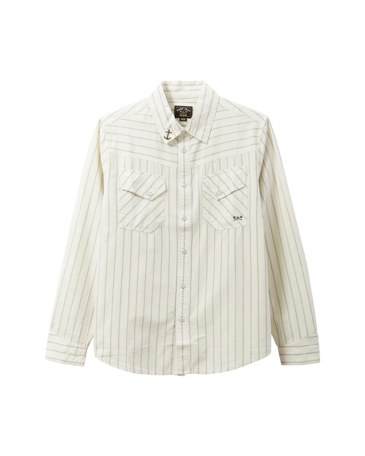 Dark Seas Kimbro Shirt Light Grey