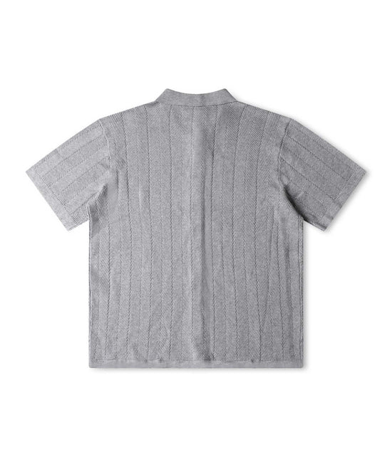 Former AG Marilyn Short Sleeve Knitted Shirt Grey