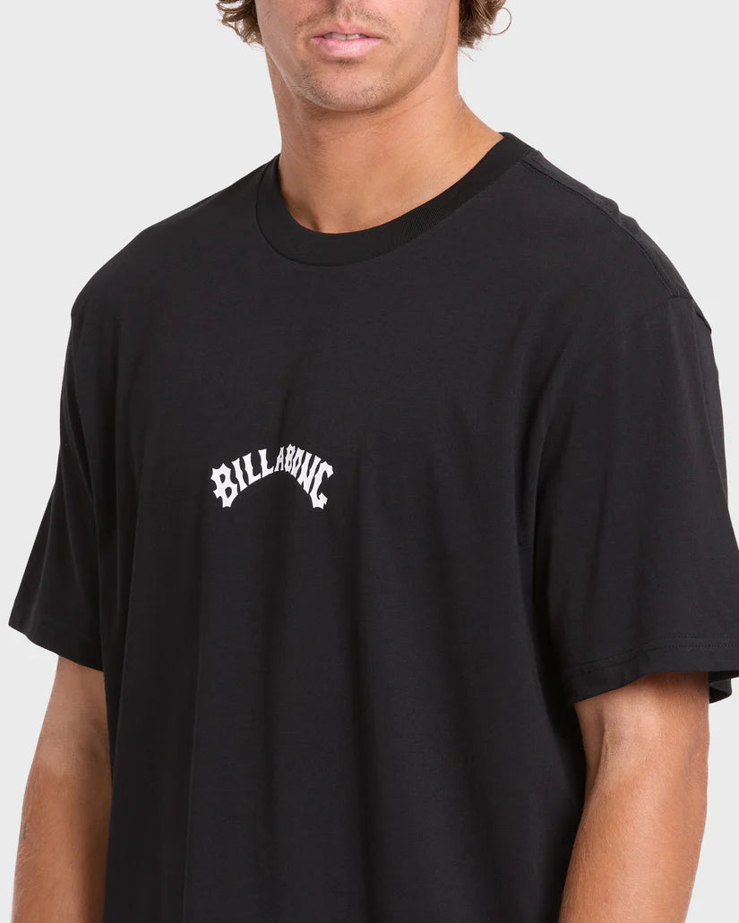 Billabong Men's Mainstay Premium Short Sleeve Cotton Tee Black