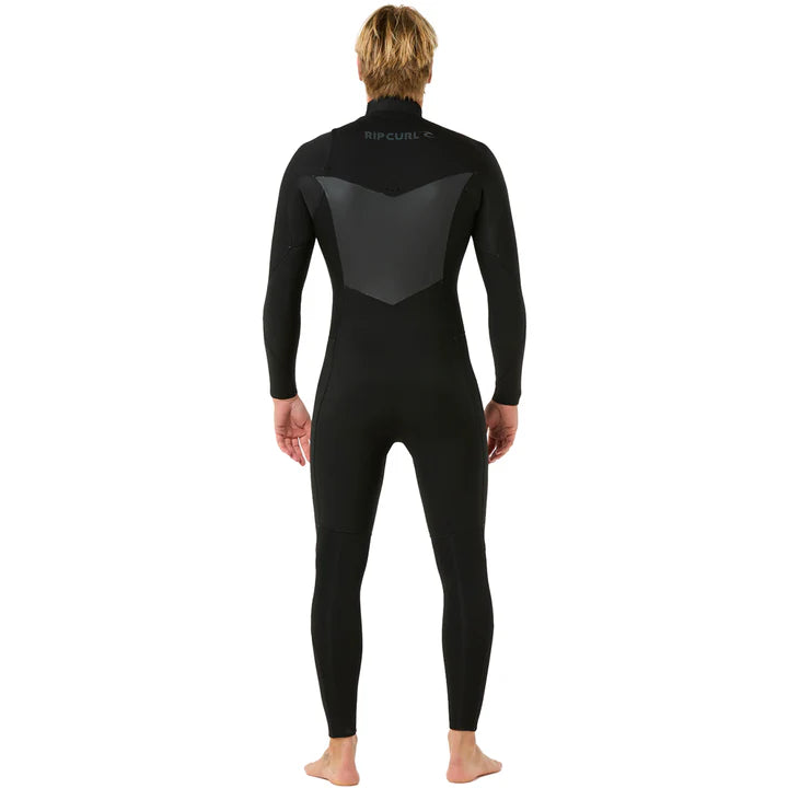 Ripcurl Men's 4/3 Dawn Patrol Chest Zip Fullsuit Wetsuit Black