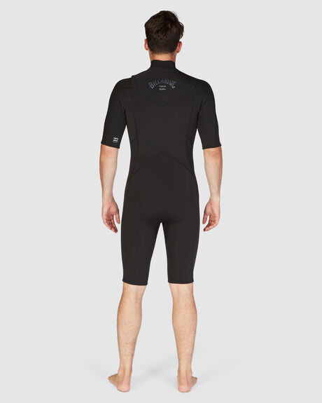 Billabong 202 Absolute Chest Zip Spring Wetsuit Black