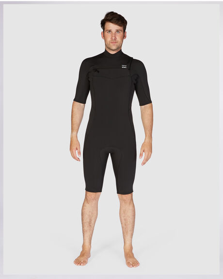 Billabong 202 Absolute Chest Zip Spring Wetsuit Black