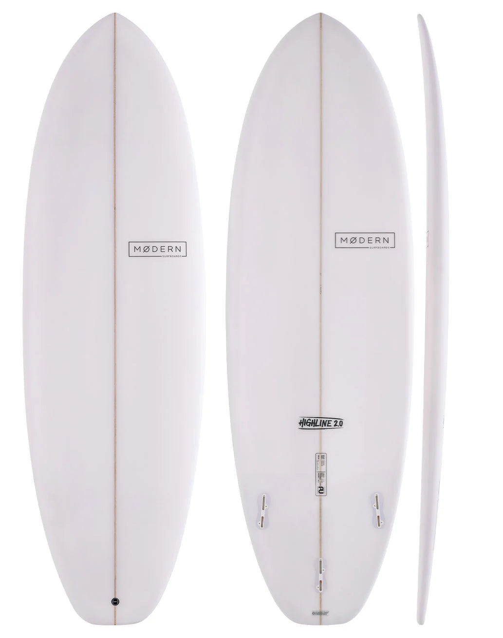 Modern Highline 2.0 PU 6'6" Surfboard