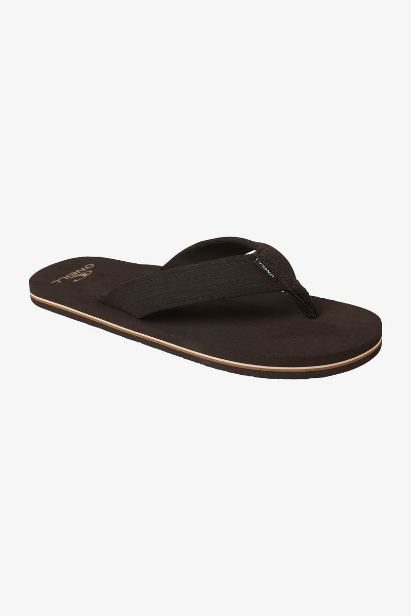 O'Neill Mens Phluff Daddy Sandals Dark Brown