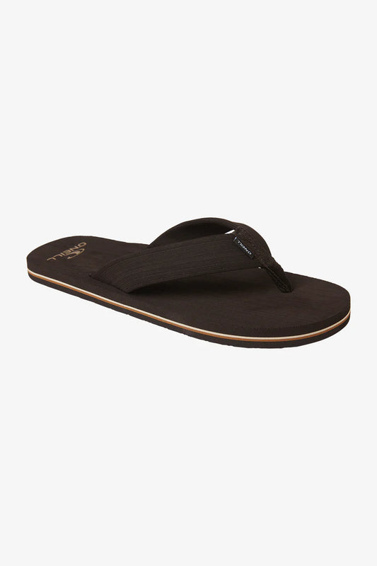 O'Neill Mens Phluff Daddy Sandals Dark Brown