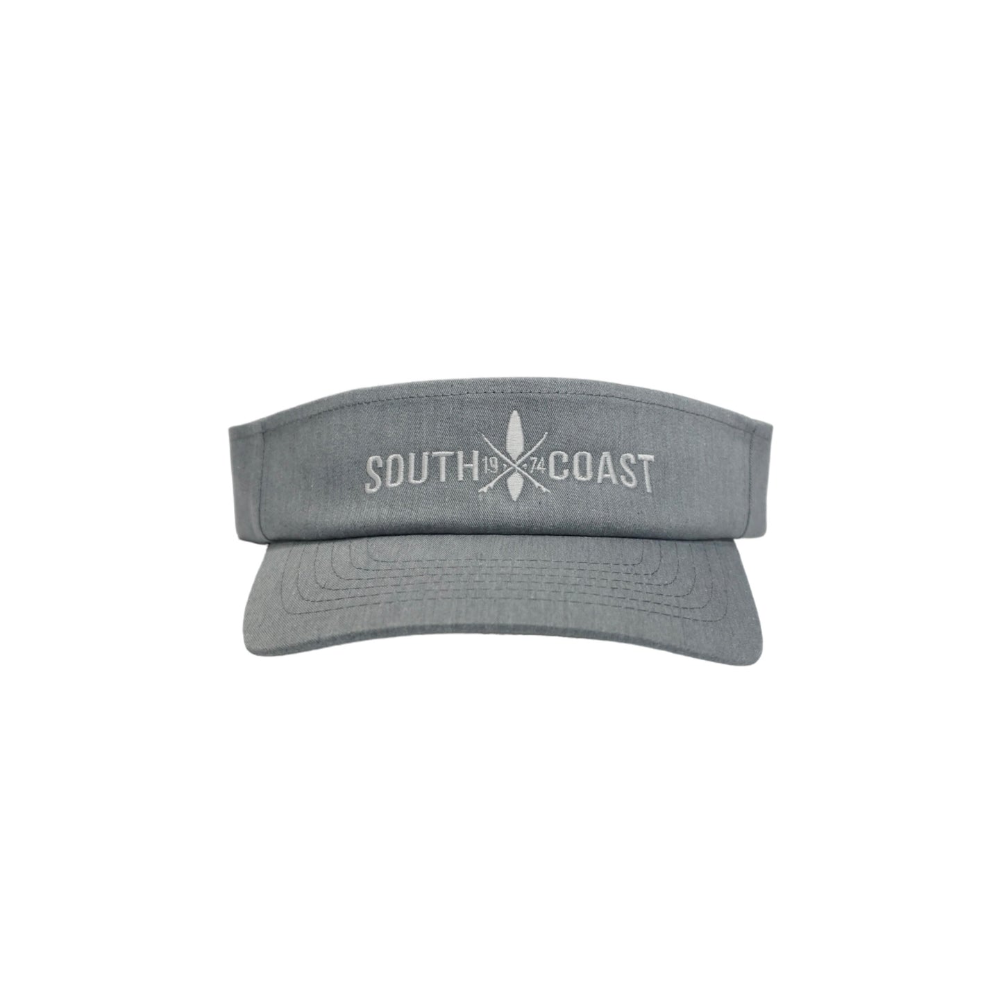 South Coast Adult Cross Logo Visor Heather Grey