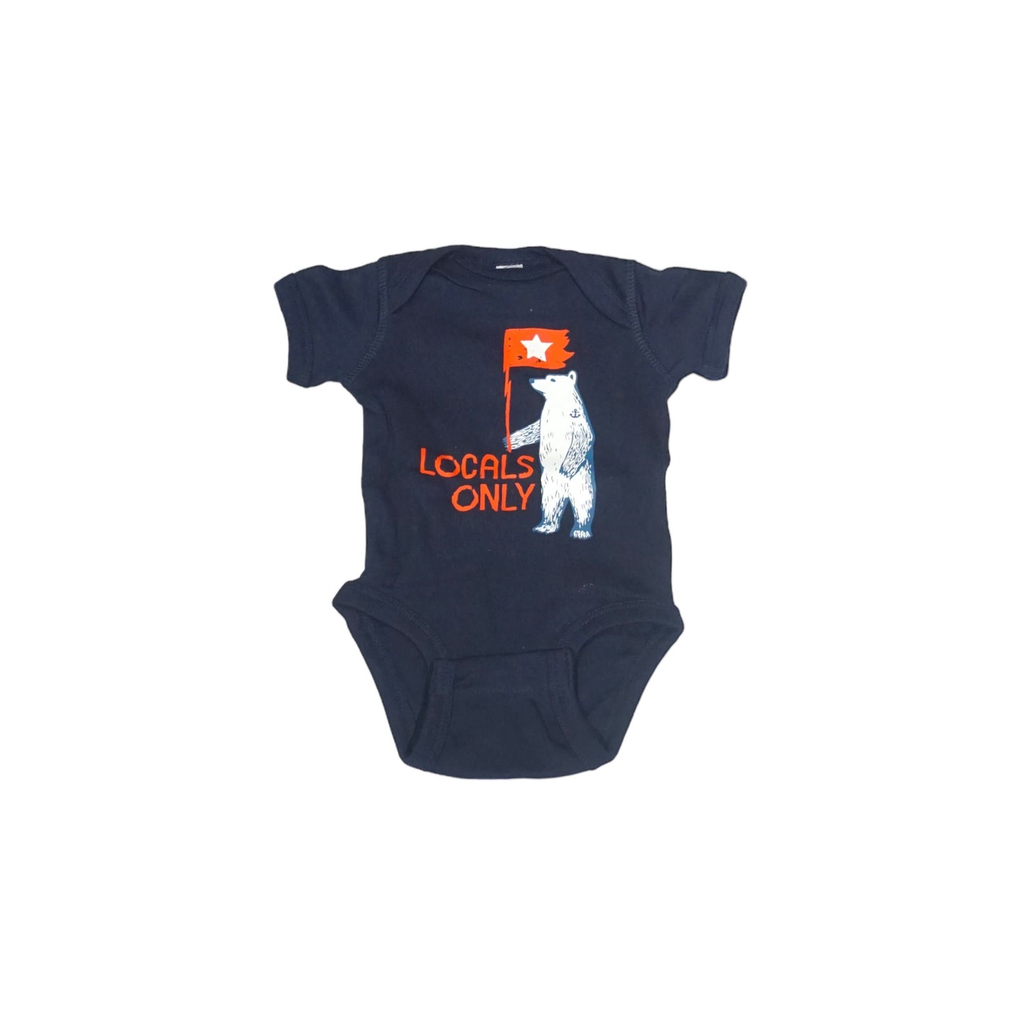 SOUTH COAST INFANT LOCALS ONLY ONESIE