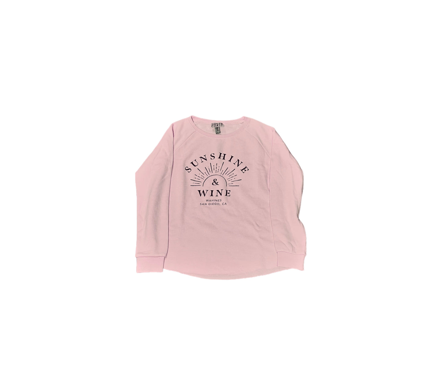 South Coast Womens Sunshine And Wine Crew Sweater