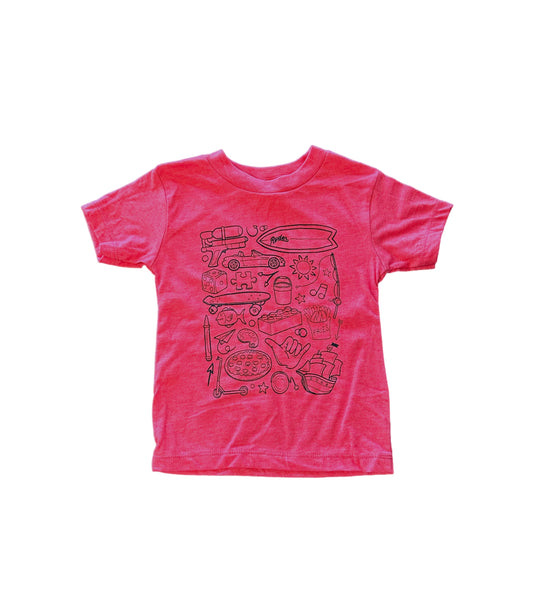 Ryder Surf Toddler Toys Of The Trade Red Tee