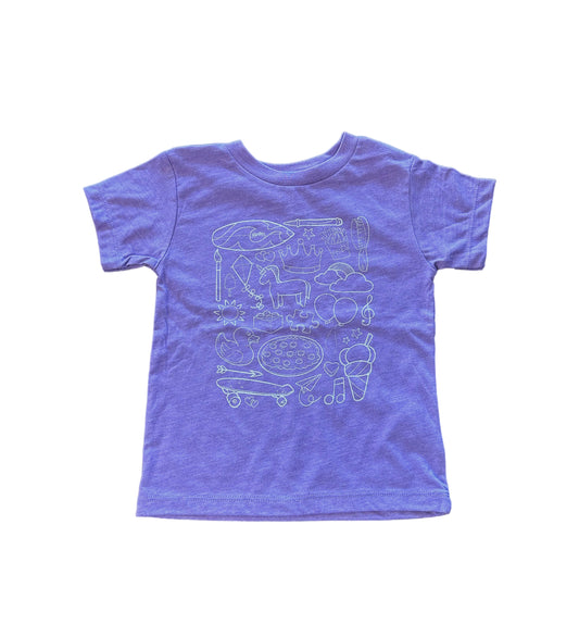 Ryder Surf Toddler Toys Of The Trade Purple Tee