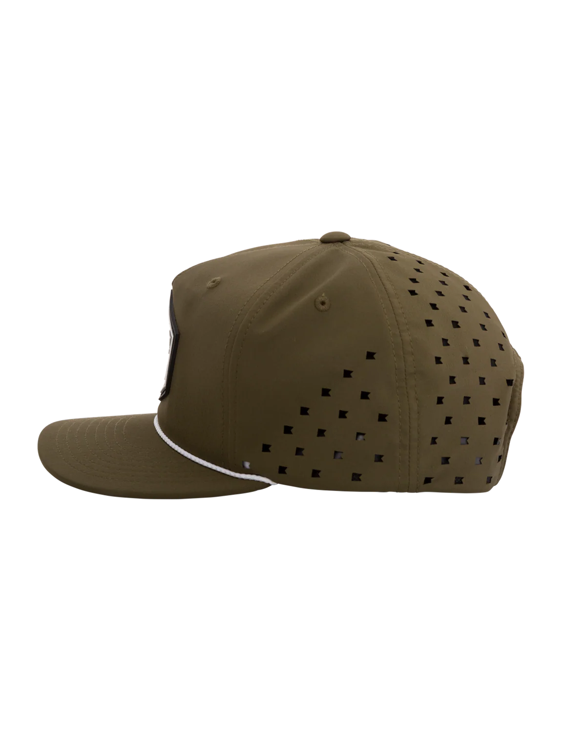 Dark Seas Tridents Progress Tech Hat Olive