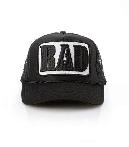 Local Beach Rad Patch Trucker Hat Black