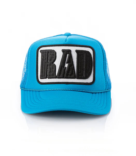 Local Beach Rad Patch Trucker Hat Blue/Black