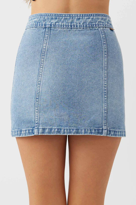 O'NEILL WOMENS MAUDE DENIM SKIRT