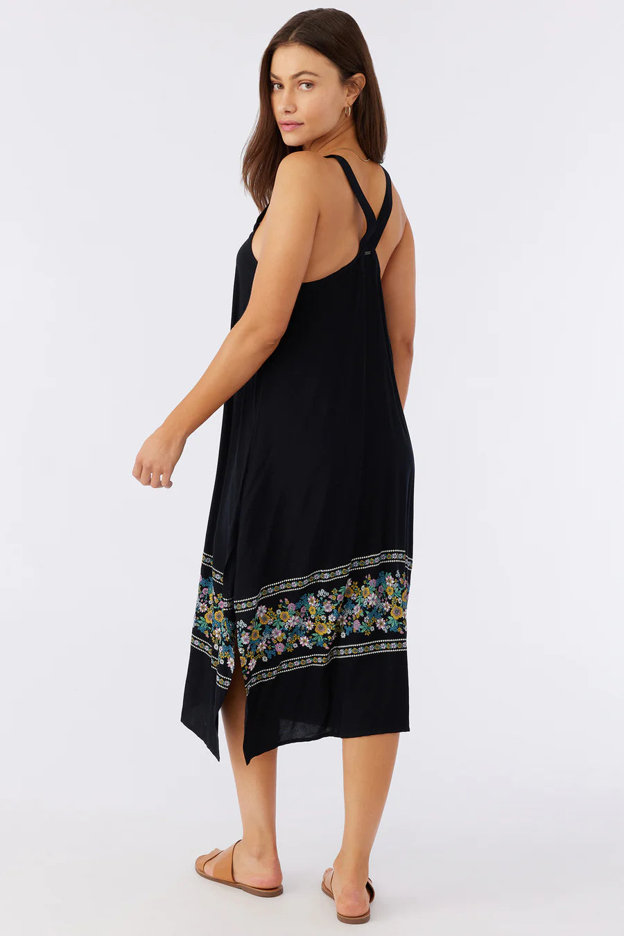 O'Neill Womens Miranda Border Midi Dress