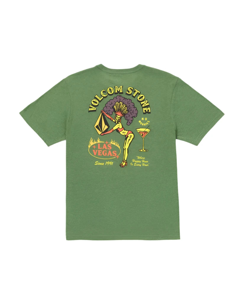 Volcom Men's Showgirl Short Sleeve Tee Ivy Heather