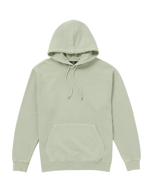 Volcom Men's Single Stone Pullover Hoodie Green Tea