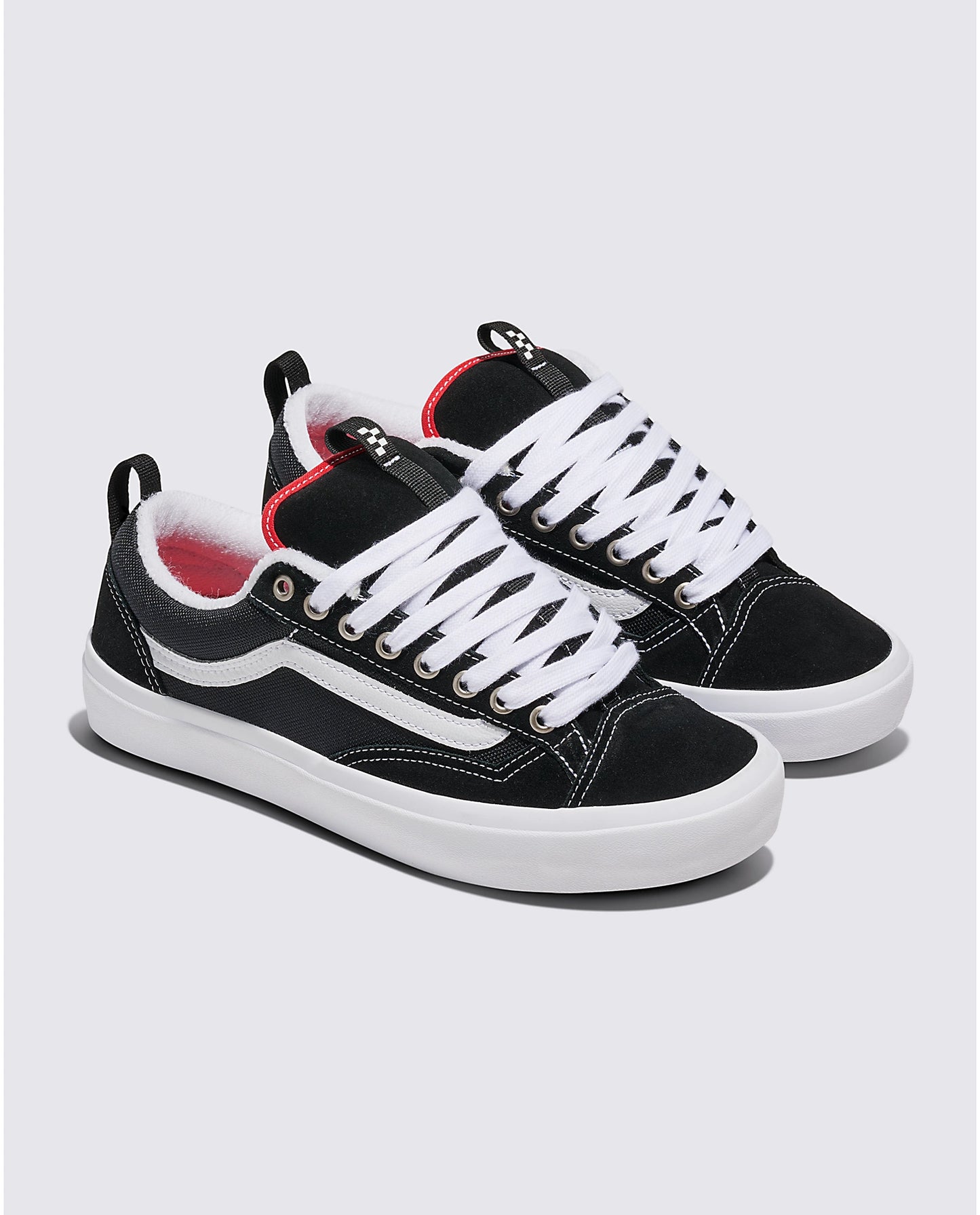 Vans Skate Old Skool 36+ Shoe Black White Red