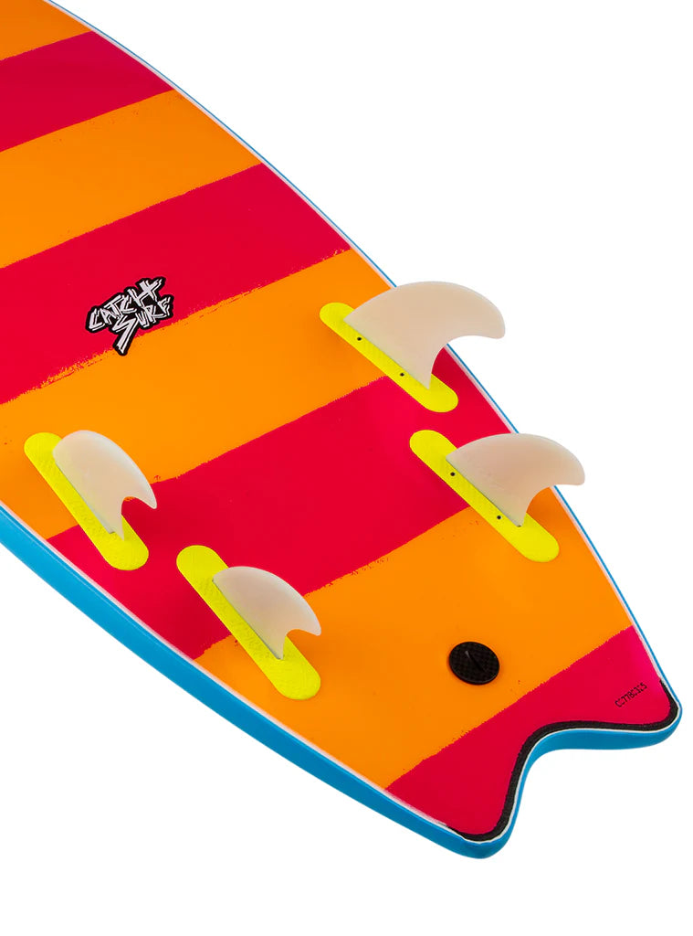 Catch Surf Skipper (Quad) 6'0" Blue/Stripes