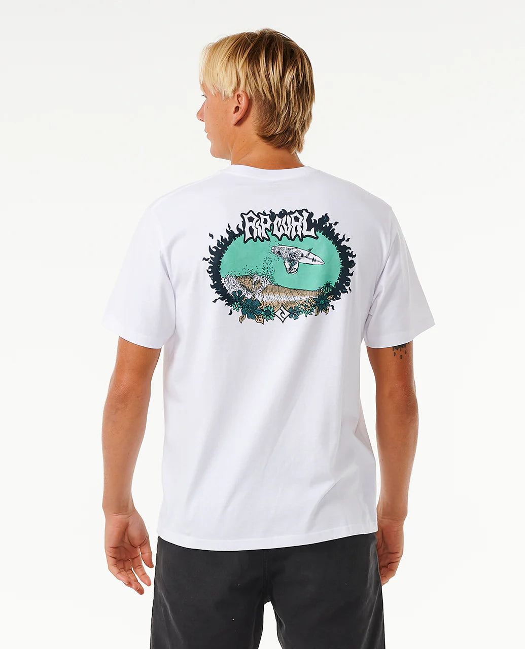 Rip Curl Mens Skull Slob Tee