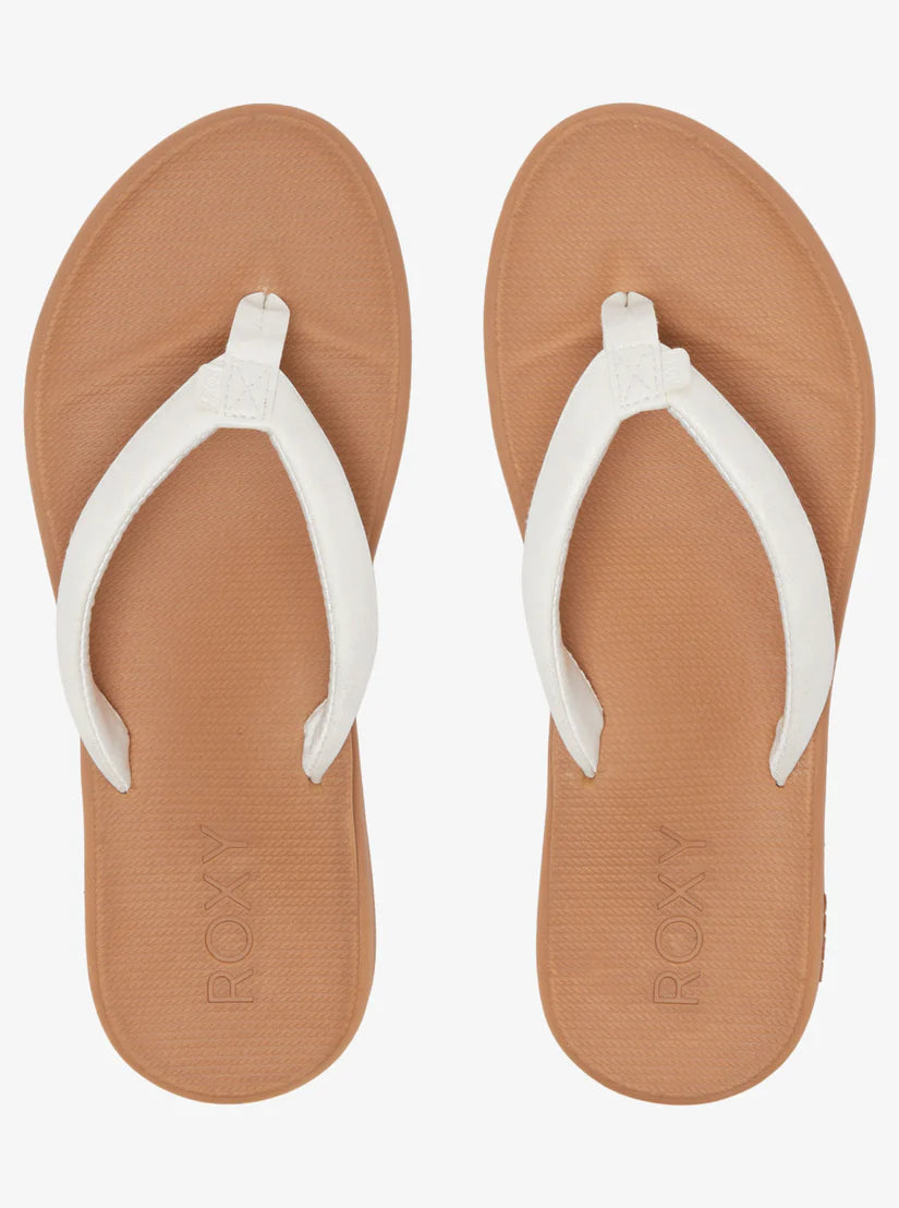 Roxy Solana Sandals White