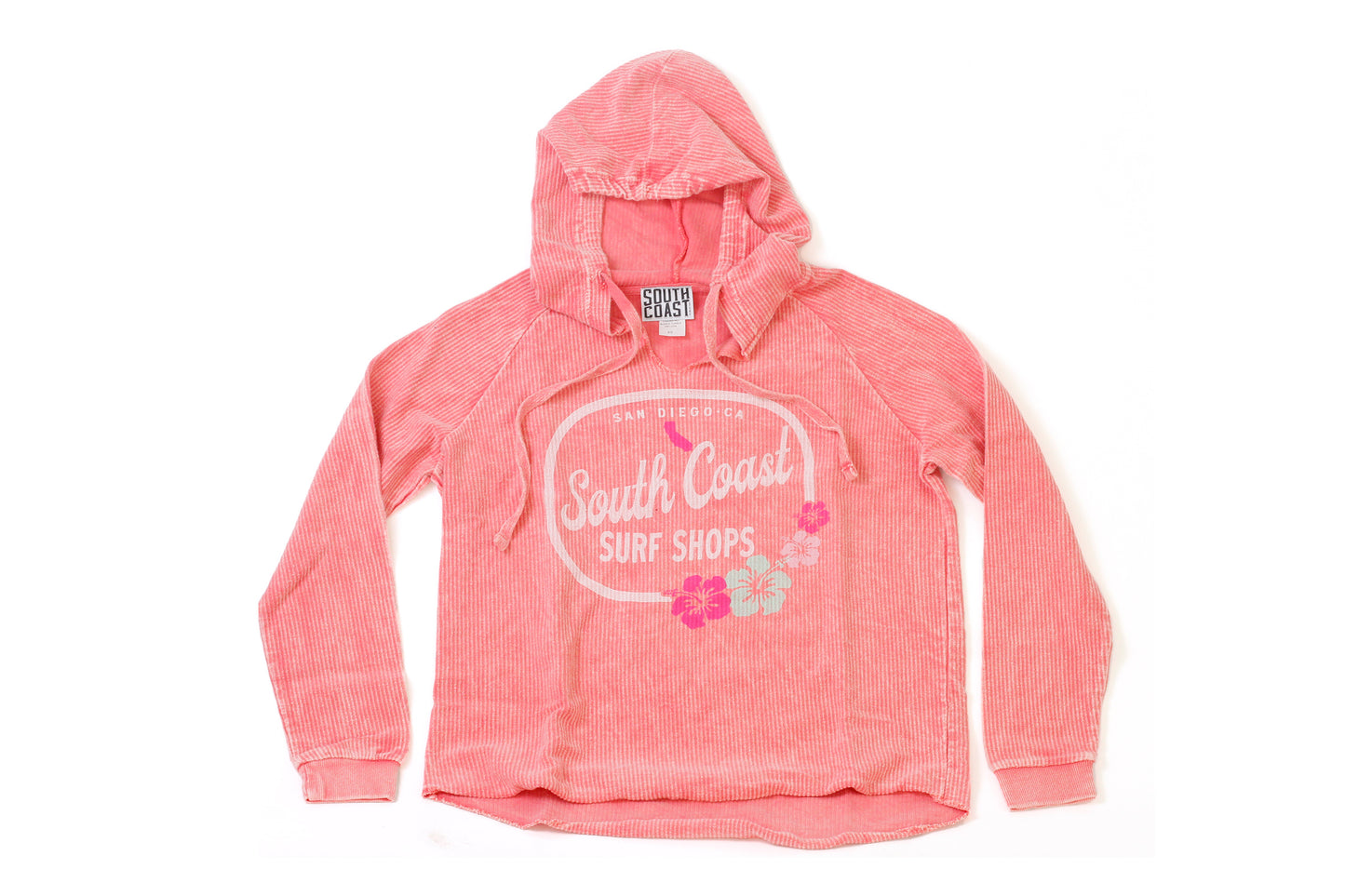 South Coast ladies FLORALINA corded hoodie
