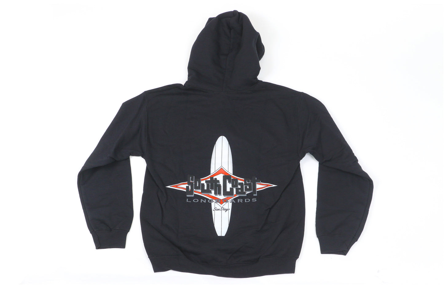 SOUTH COAST LONGBOARD DIAMOND HOODIE BLACK