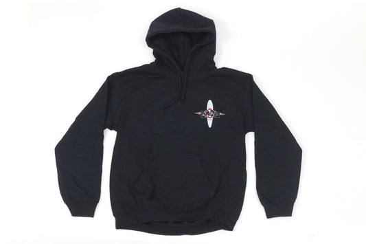 SOUTH COAST LONGBOARD DIAMOND HOODIE BLACK