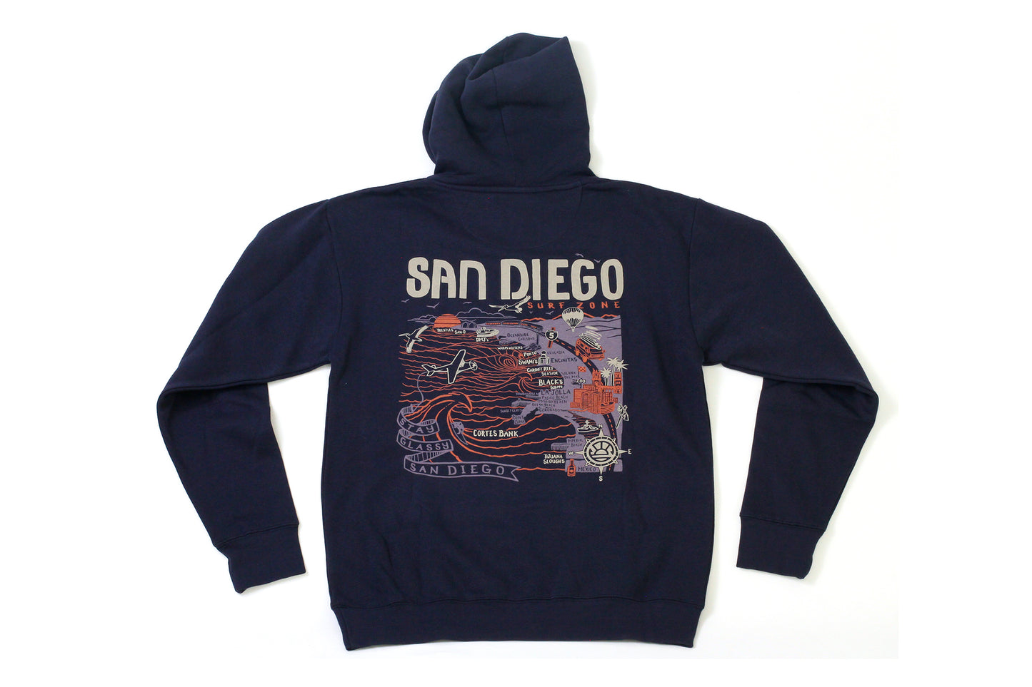 South Coast Ladies SD Map Hoodie