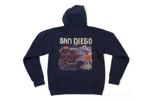 South Coast Ladies SD Map Hoodie