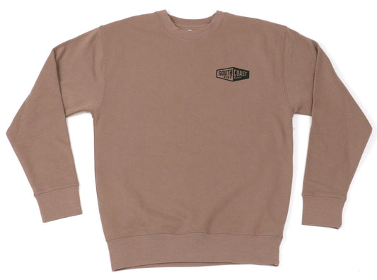 South Coast Unisex San Diego Map Crew fleece