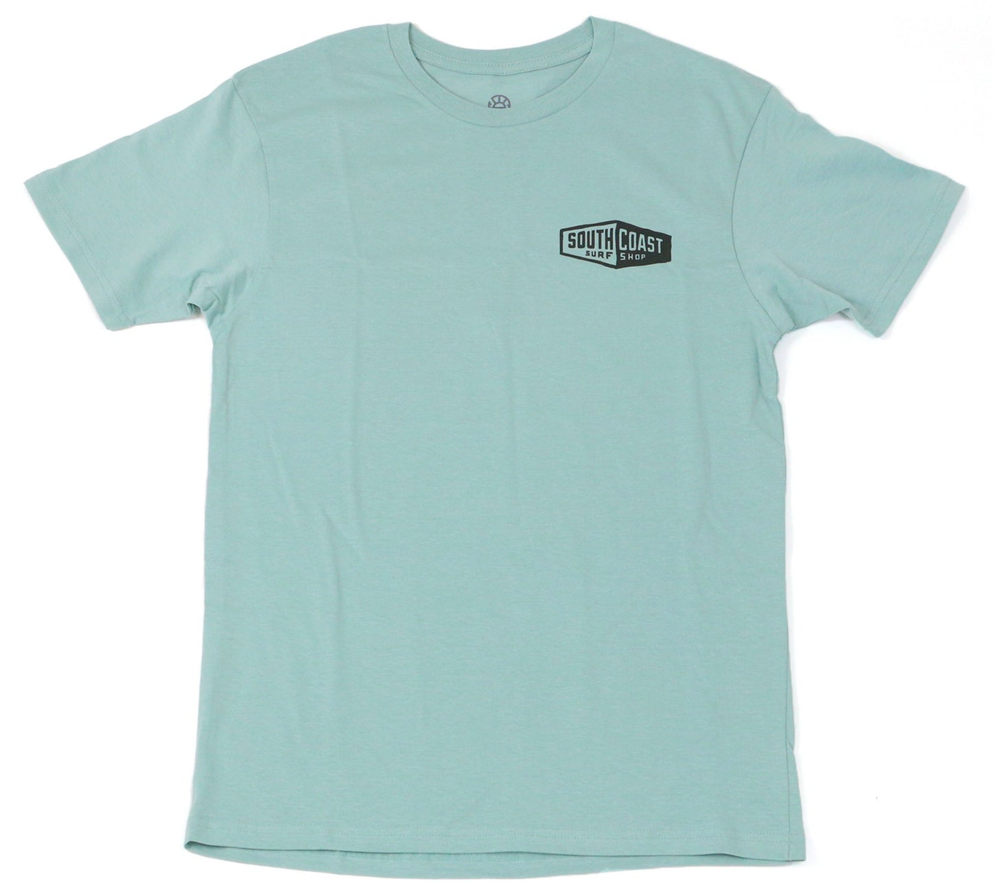 South Coast Mens SD Map Tee Sea Foam
