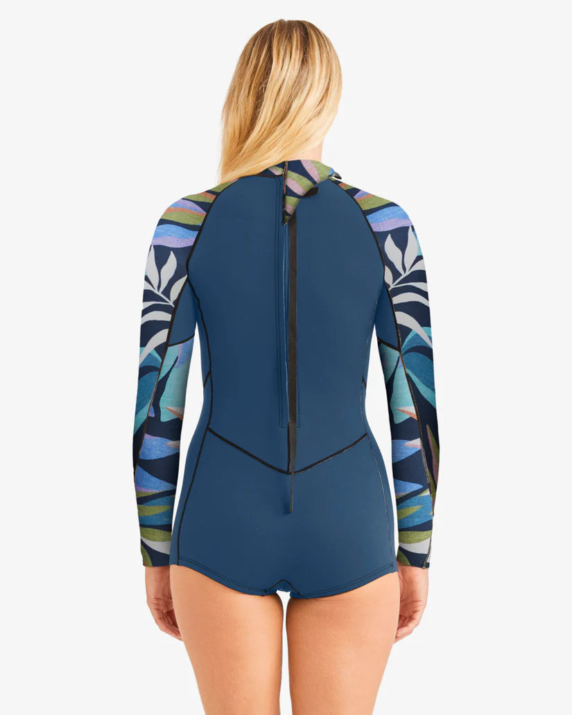 Billabong Women's Spring Fever Long Sleeve Spring Wetsuit Indigo