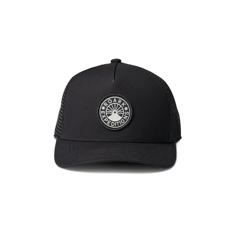 Roark Station Trucker Snapback Hat Black