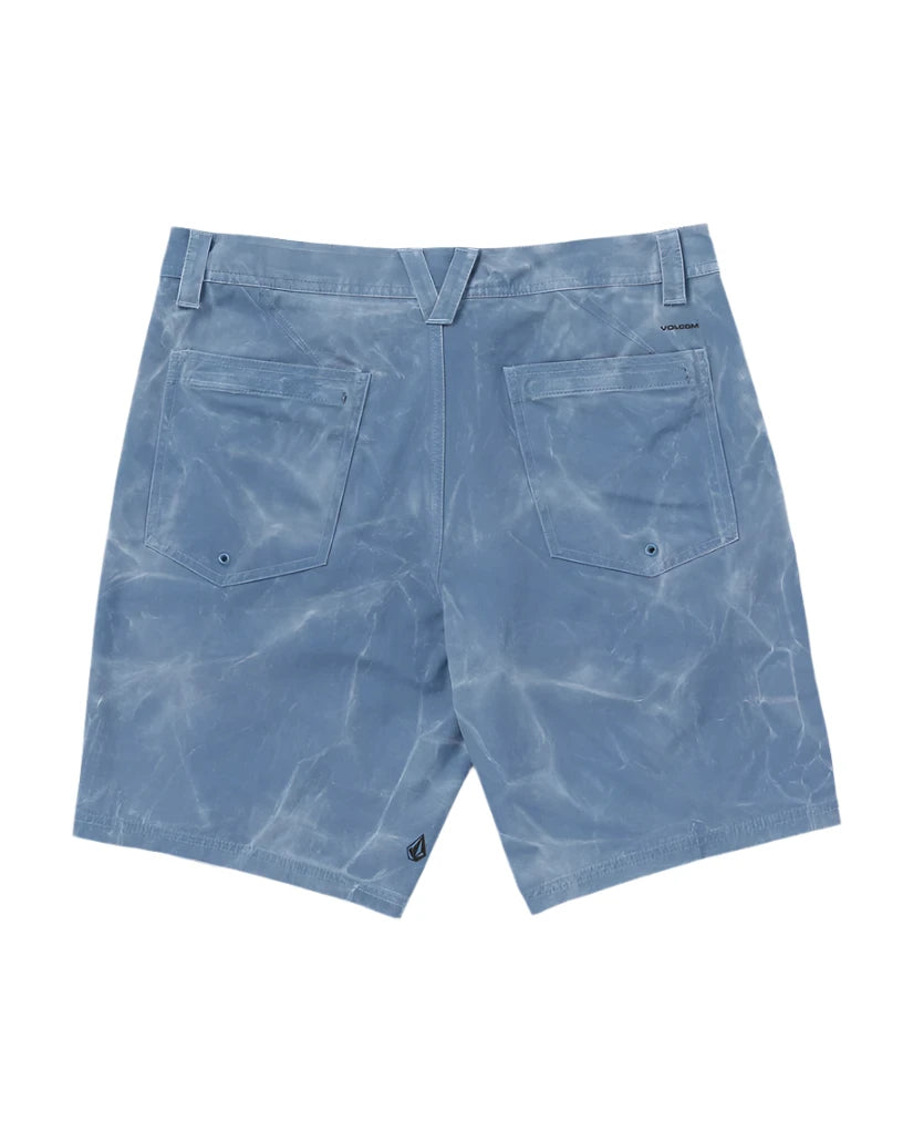 Volcom Men's Stone Faded Hybrid Shorts Blueberry