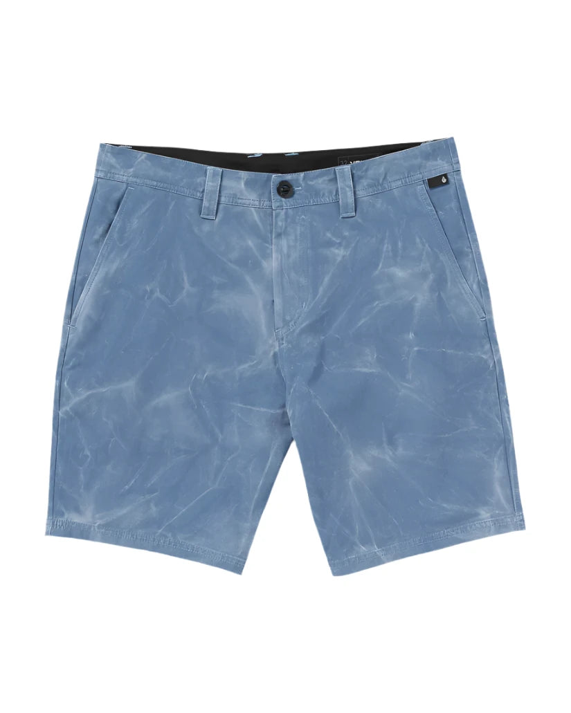 Volcom Men's Stone Faded Hybrid Shorts Blueberry