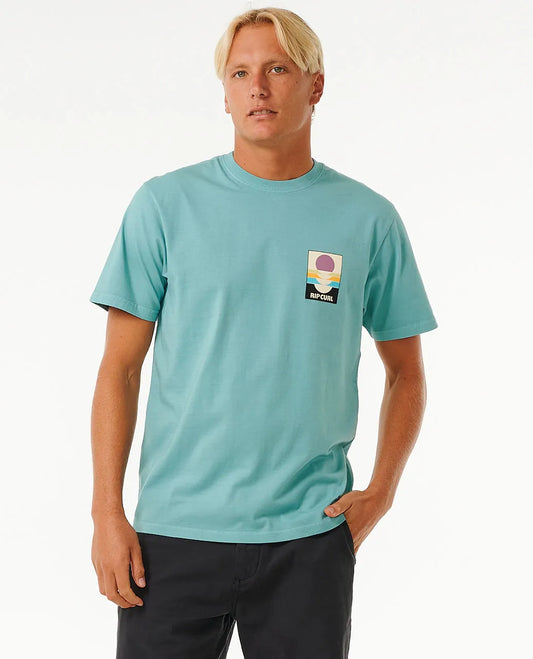 Rip Curl Mens Surf Revival Peaking Tee