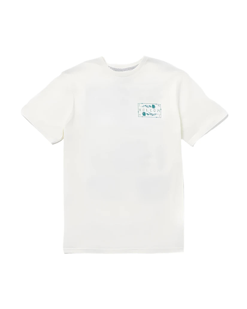 Volcom Men's System Error Short Sleeve Tee Off White